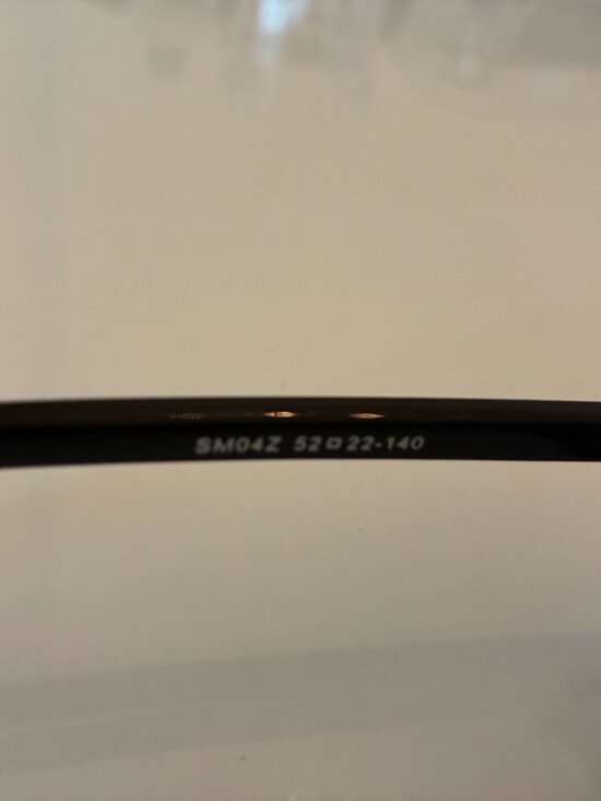 Miu Miu SMU 04Z oval black acetate Sunglasses - Unworn without box